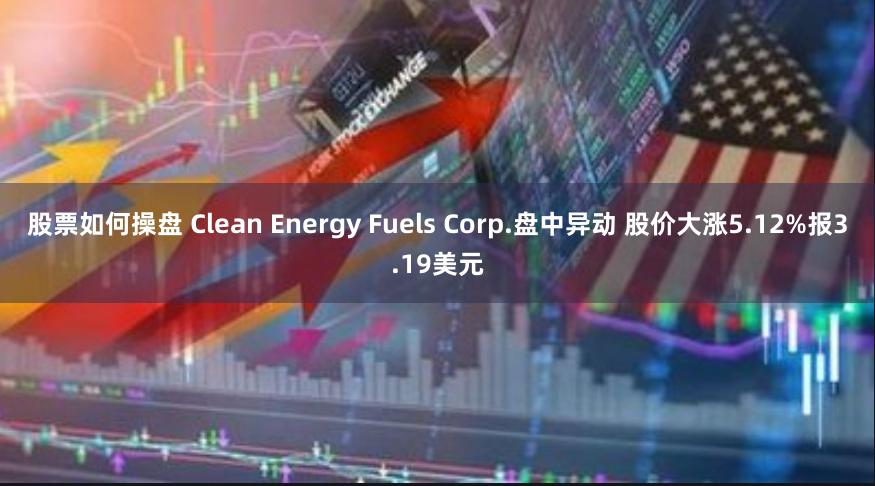 股票如何操盘 Clean Energy Fuels Corp.盘中异动 股价大涨5.12%报3.19美元